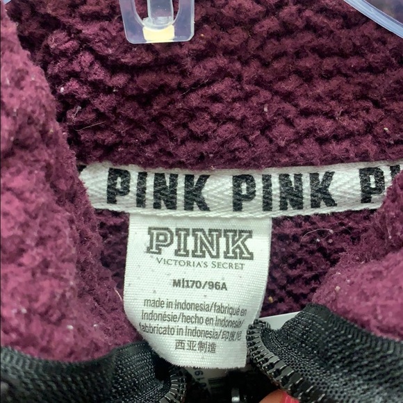 PINK by VS sherpa pullover - Picture 2 of 3